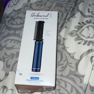 Unbound cordless straightening comb